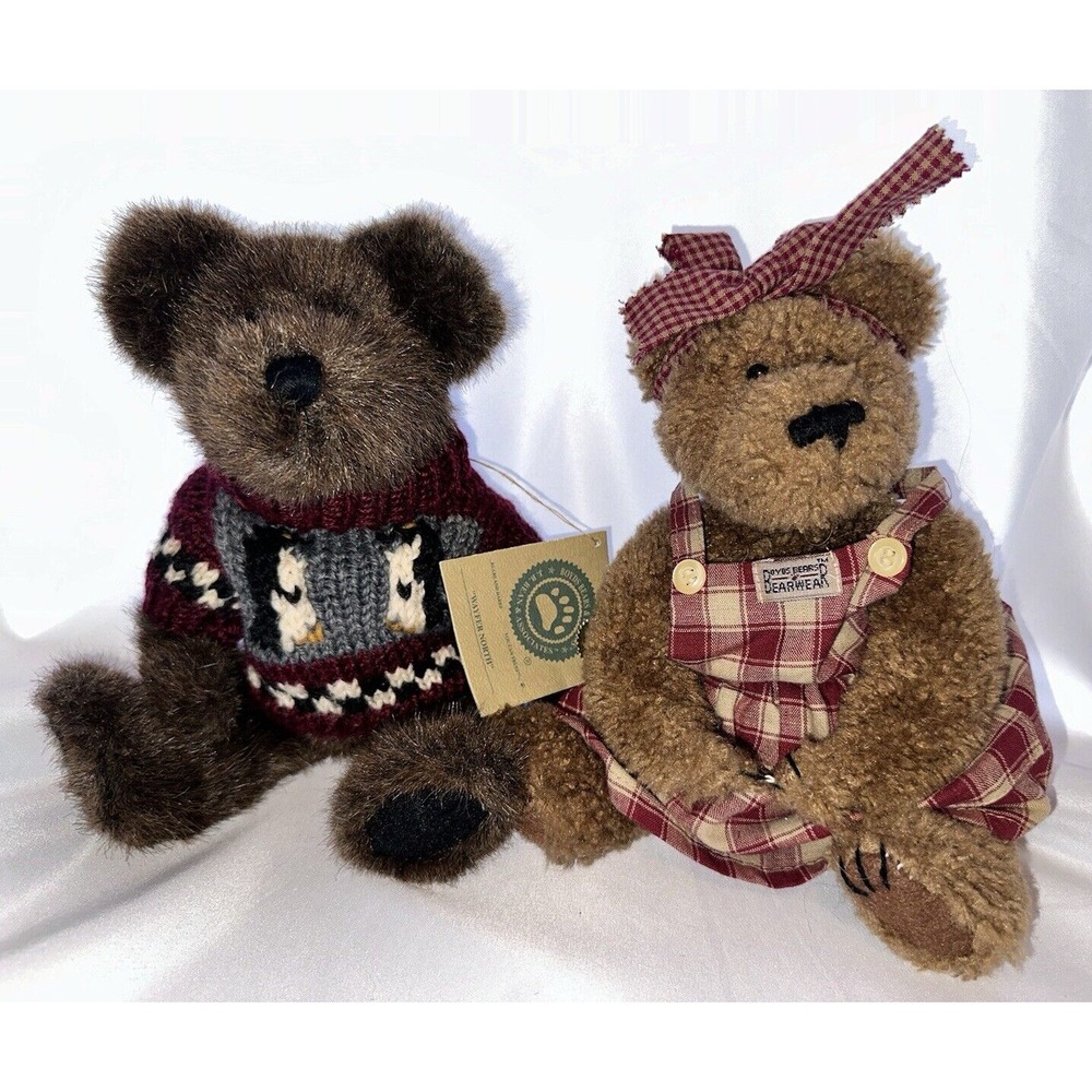 Boyd's Bears And Friends Lot Wayfer North Plush Stuffed Animals Collectible 10in